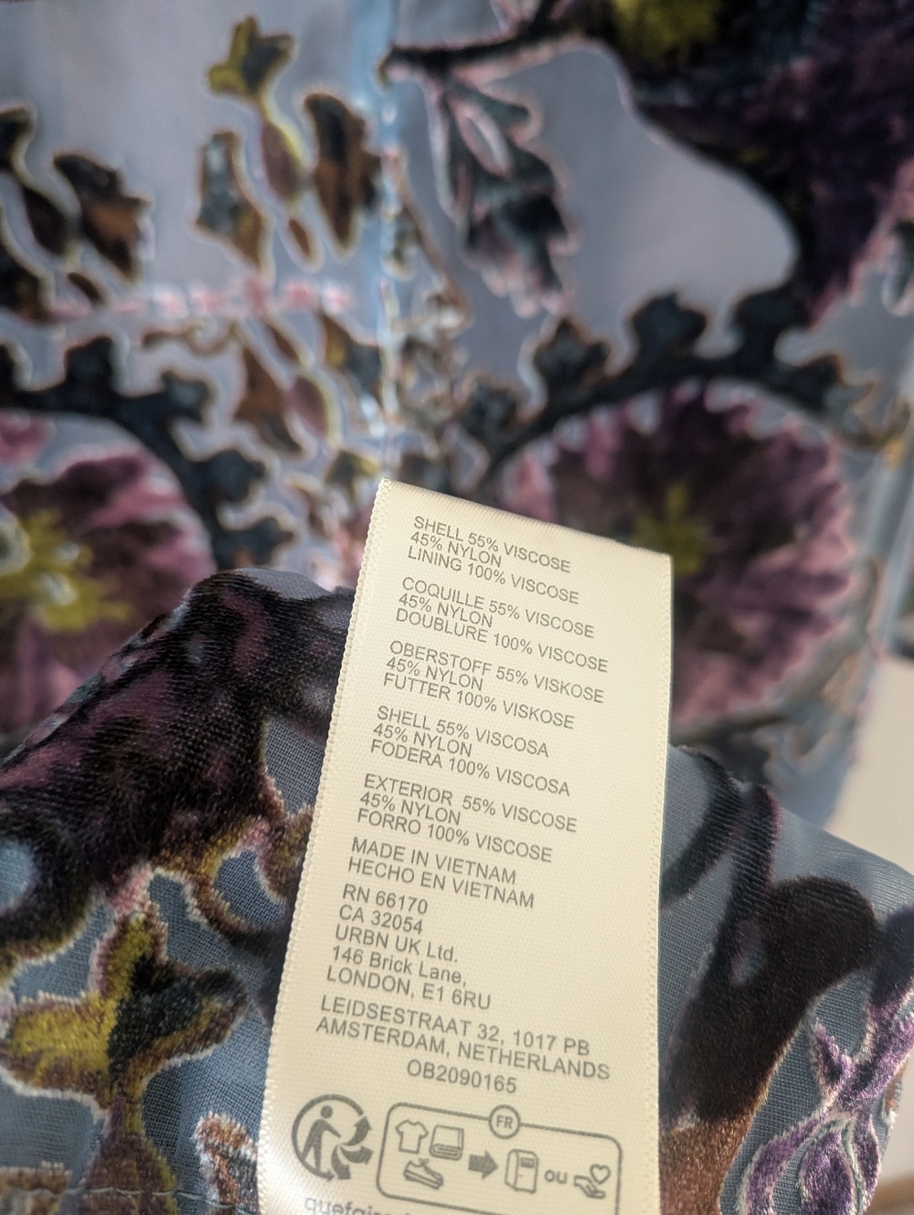 Free People Bali Painterly Paisley Velvet Maxi Dress - Picture 10 of 14